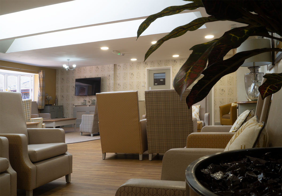 A cosy lounge for relaxing and spending time together